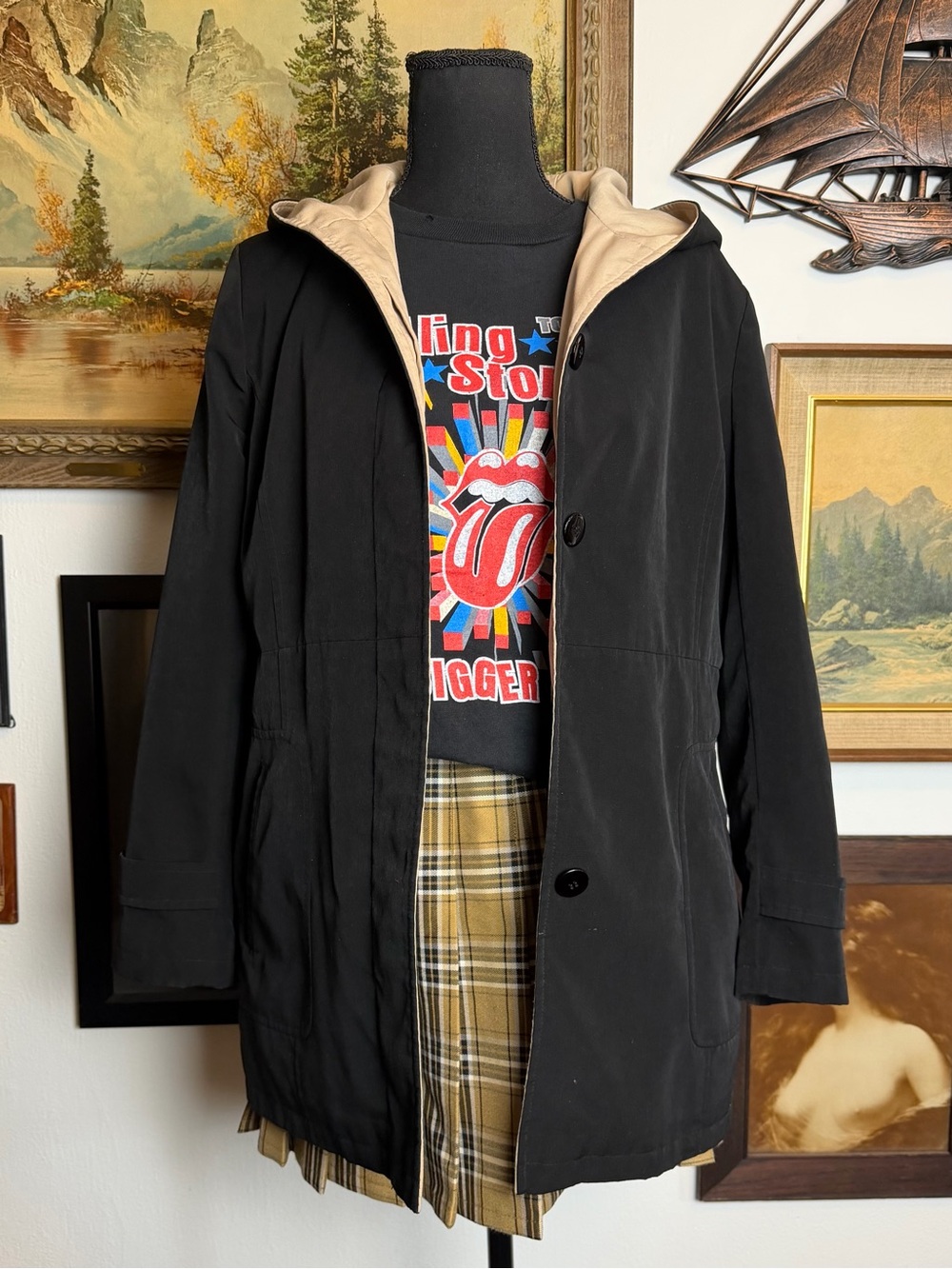 Vintage 1980s-90s Pendleton Classic Soft Rain Coat Women's Small